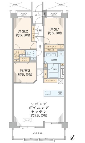 代々木デュープレックス-間取り