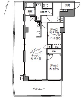 秀和松濤レジデンス-間取り
