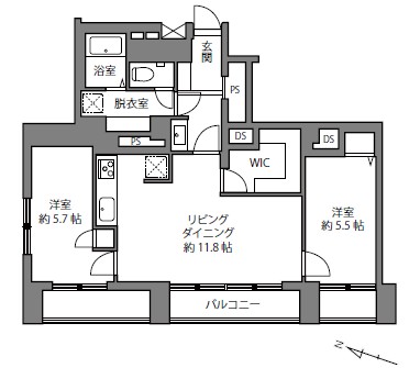 秀和松濤レジデンス-間取り