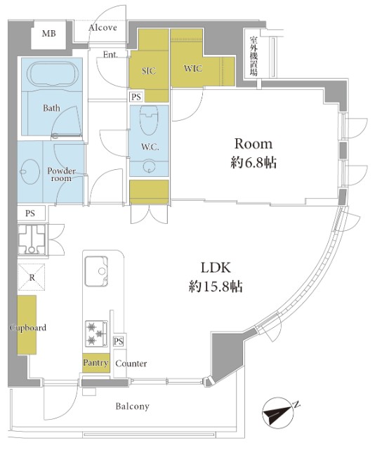 リプレゼ恵比寿-間取り