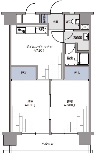 代々木パビリオン-間取り