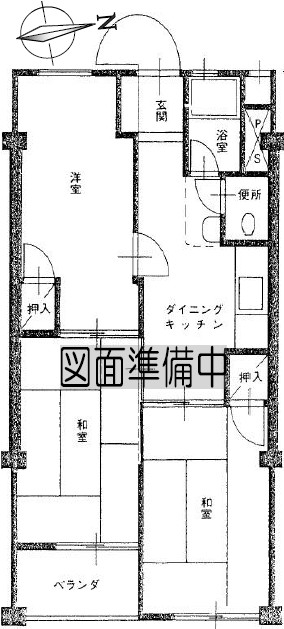 代々木第2コーポラス-間取り