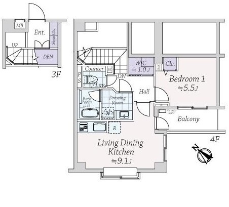 松濤ホームズ-間取り
