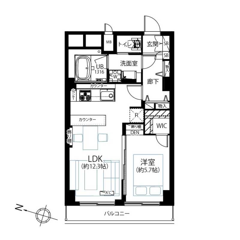 秀和幡ヶ谷レジデンス-間取り