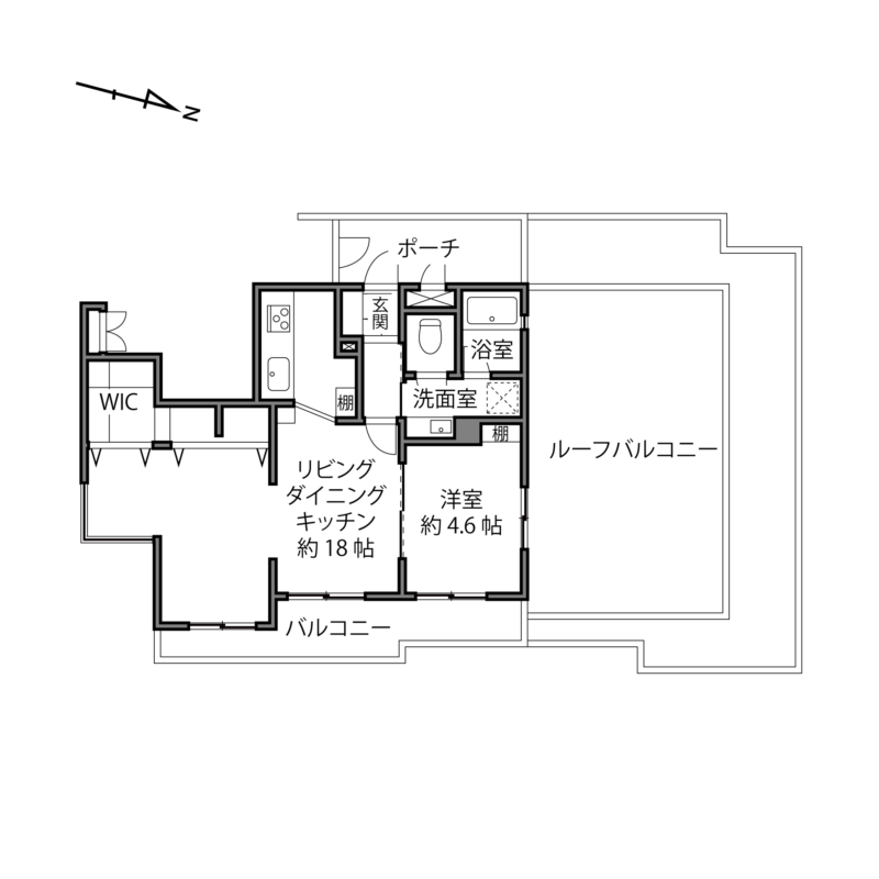 エレガンス代々木-間取り