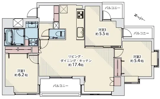 ナビウス目黒-間取り