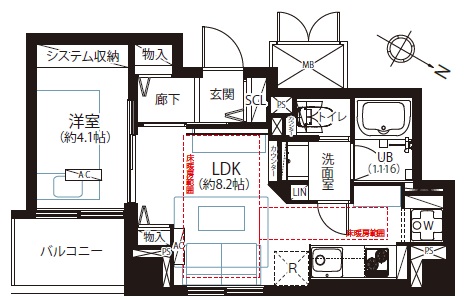 パークハウス渋谷山手-間取り