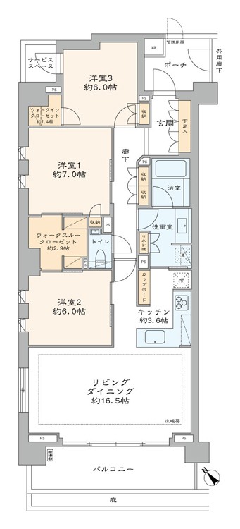 パークホームズ代々木西原-間取り