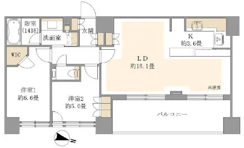 プラウド新宿御苑エンパイア-間取り