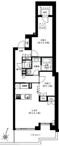 ロイヤルシーズン南麻布-間取り