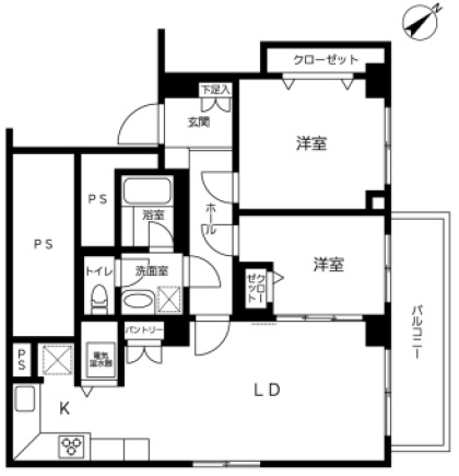 元代々木ペアシティ-間取り