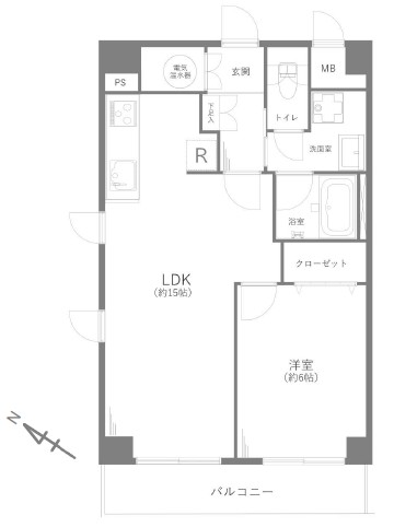 初台スカイレジテル-間取り