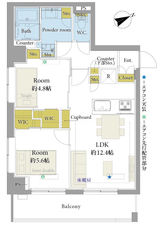 富ヶ谷セントラル-間取り
