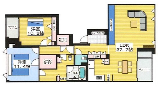 ブリスベージュ神宮前-間取り