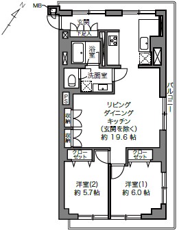 秀和高樹町レジデンス-間取り