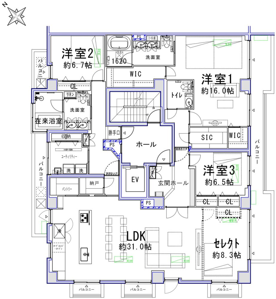 GSハイム南青山-間取り