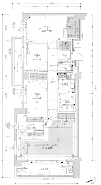 ザパークハウス元代々木町-間取り