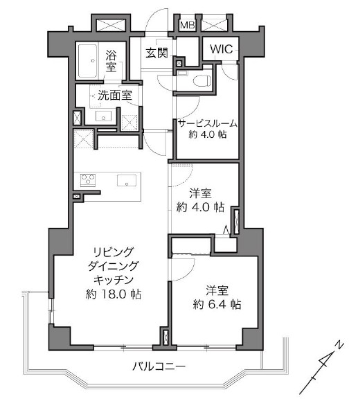 パルテール目黒青葉台-間取り