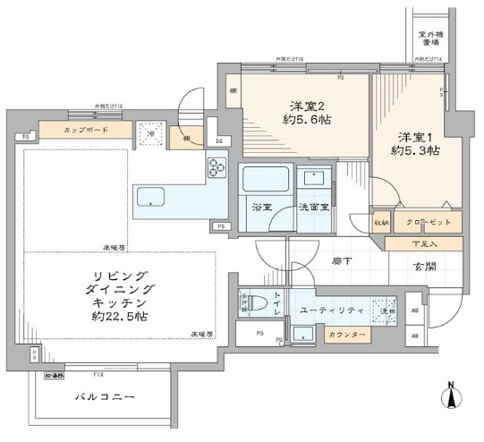 南青山パークマンション-間取り
