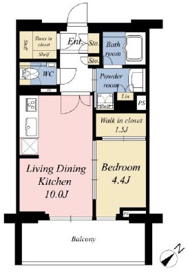 アトラス青山レジデンシャル-間取り