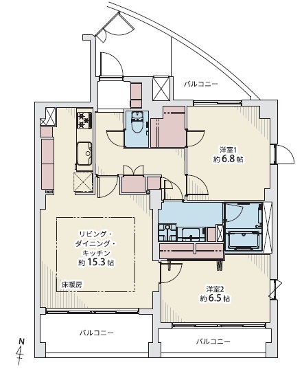 アビテ白金台-間取り