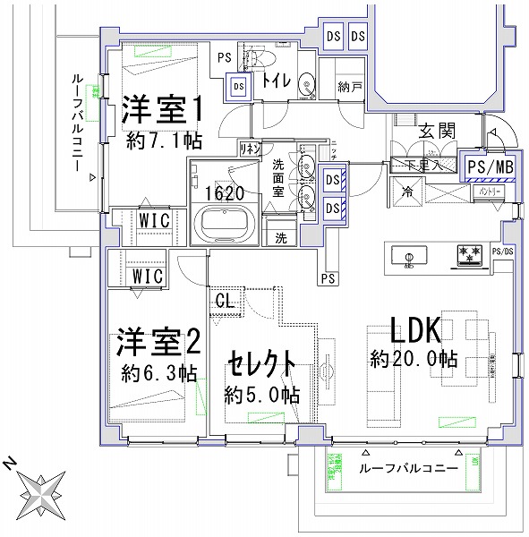 シェトワ白金台-間取り