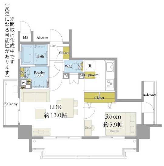 ヴィーナパルテール-間取り