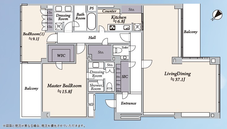 白金ハウス-間取り