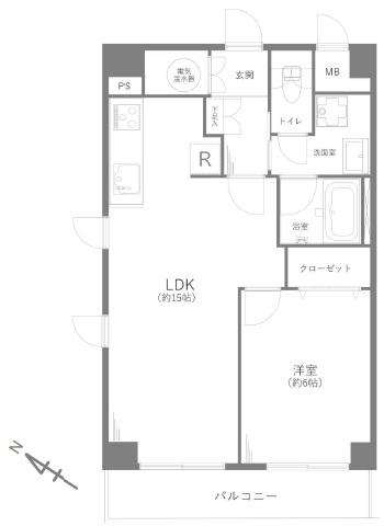 初台スカイレジテル-間取り