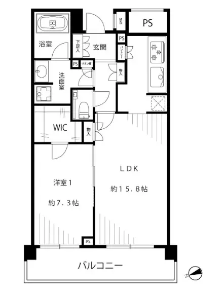 常盤松ハウス-間取り