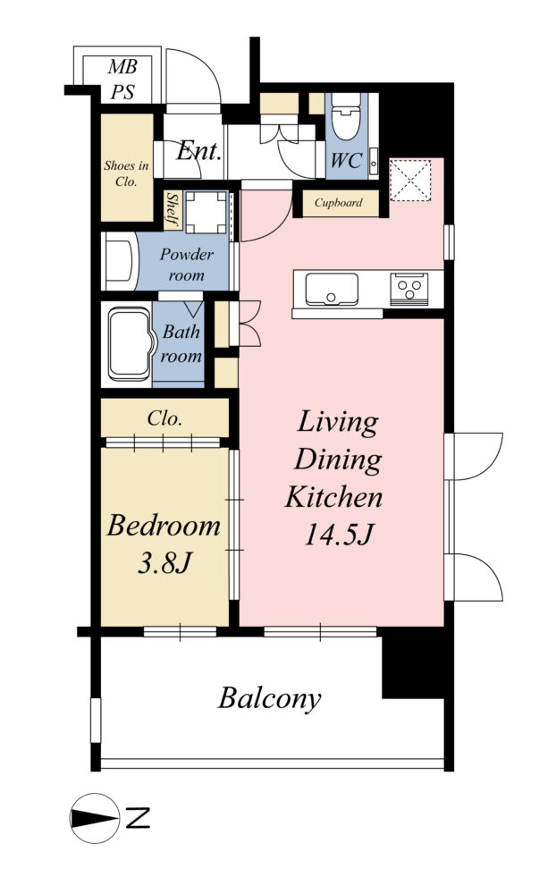 アトラス渋谷公園通り-間取り