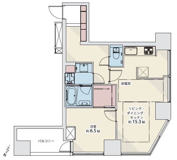 シティタワー新宿新都心-間取り