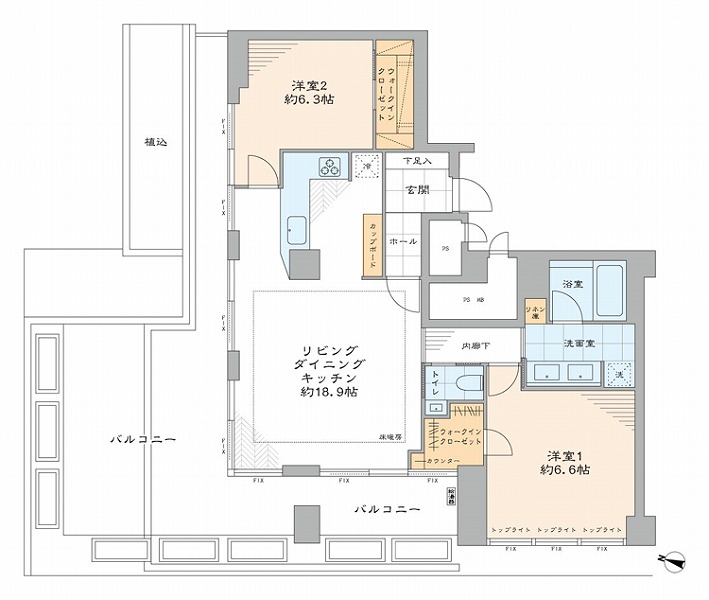 スカイプラザ赤坂-間取り