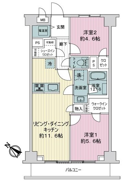 ライオンズマンション初台-間取り