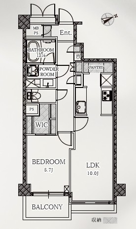ノトス代官山-間取り