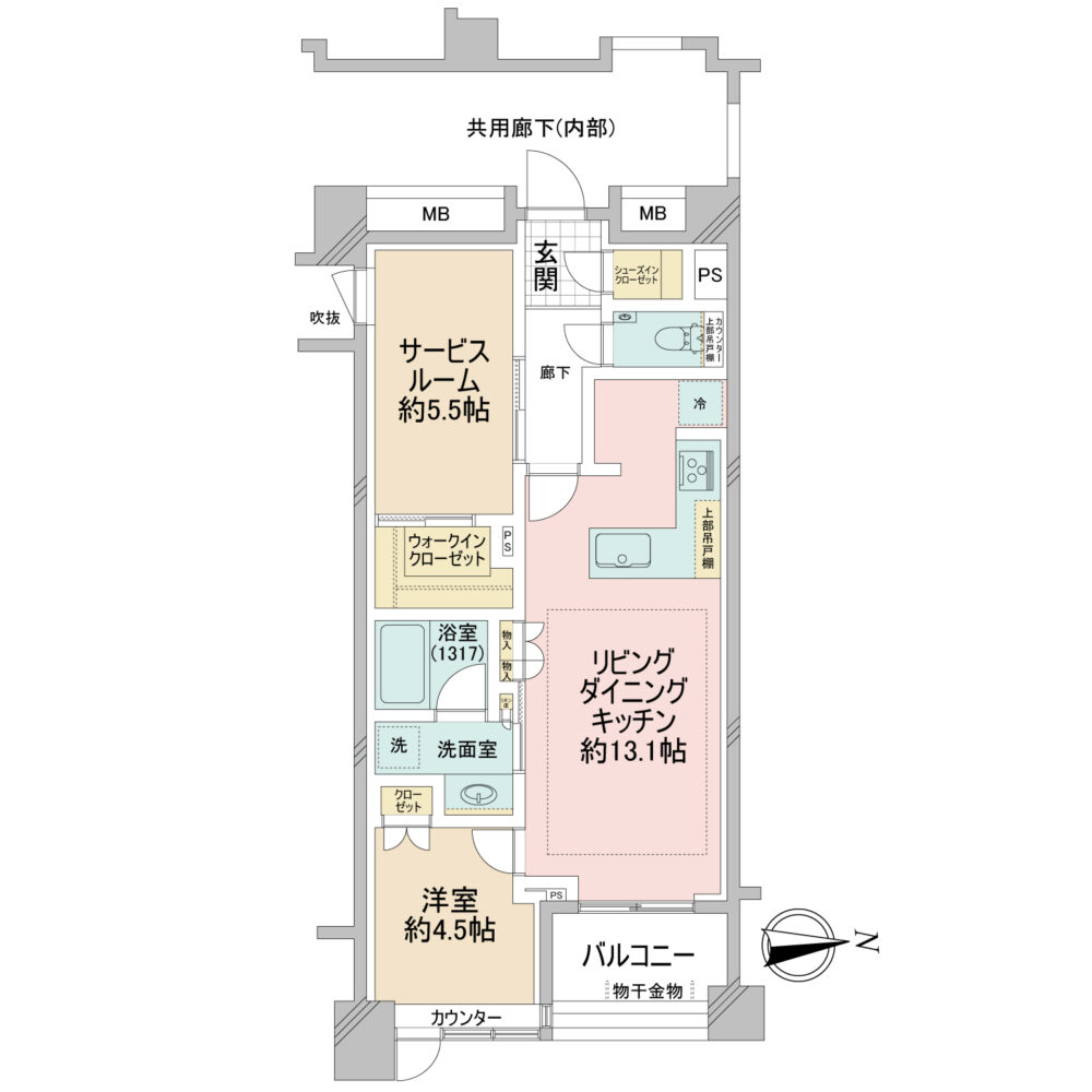 ピアース白金台三丁目-間取り