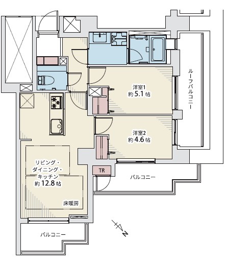 ファミールグラン恵比寿-間取り