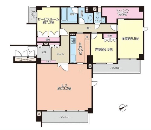 ファミールコート南青山-間取り