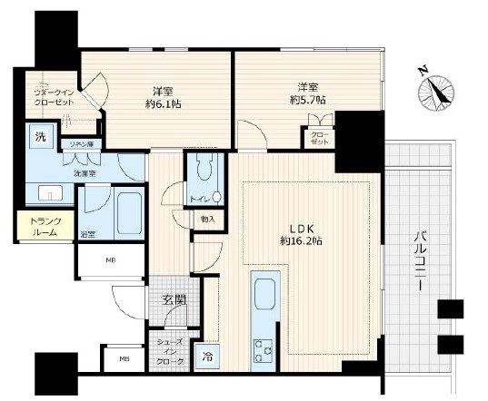 プラウドタワー渋谷-間取り