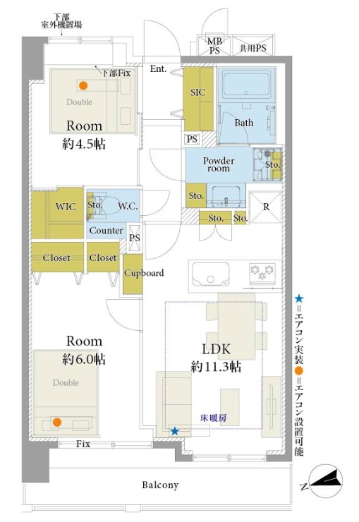 ライオンズマンション渋谷道玄坂-間取り