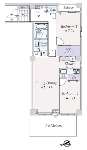西麻布フォレストプラザ-間取り