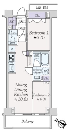 オープンレジデンシア北参道ザハウス-間取り