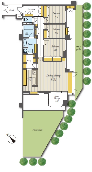 オーベル桜上水-間取り