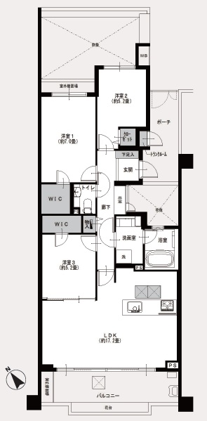 オーベル桜上水-間取り