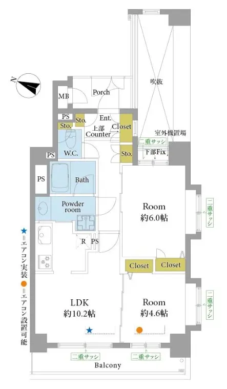 クレッセント渋谷神泉-間取り