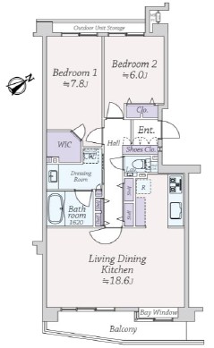 クリオ恵比寿弐番館-間取り