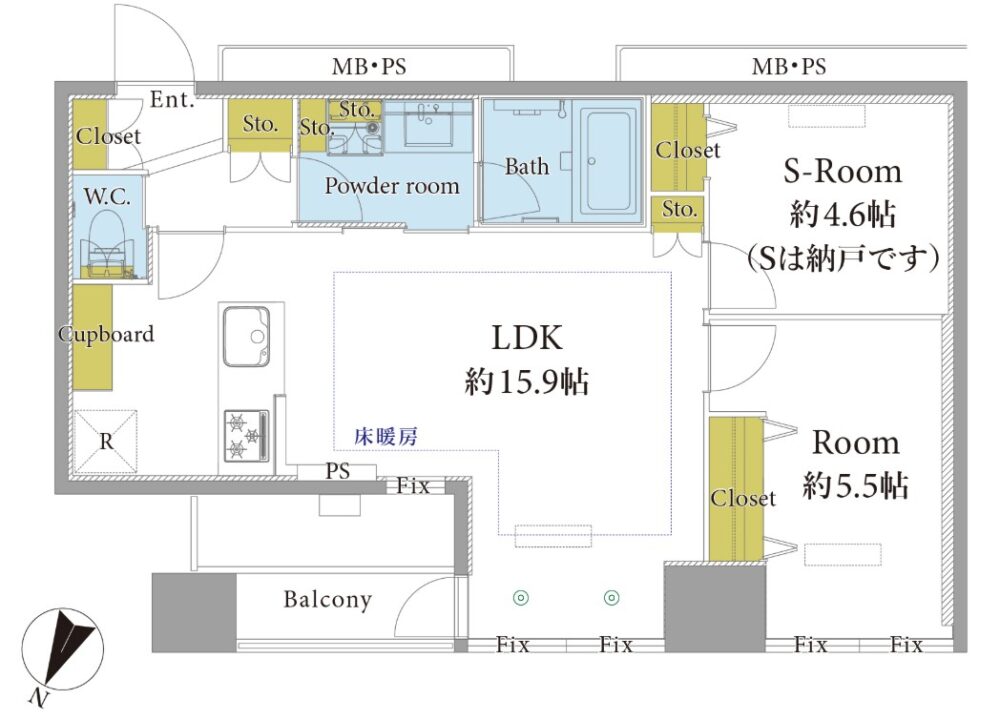 シティタワー新宿新都心-間取り