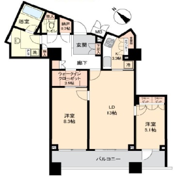 パークハウス広尾-間取り