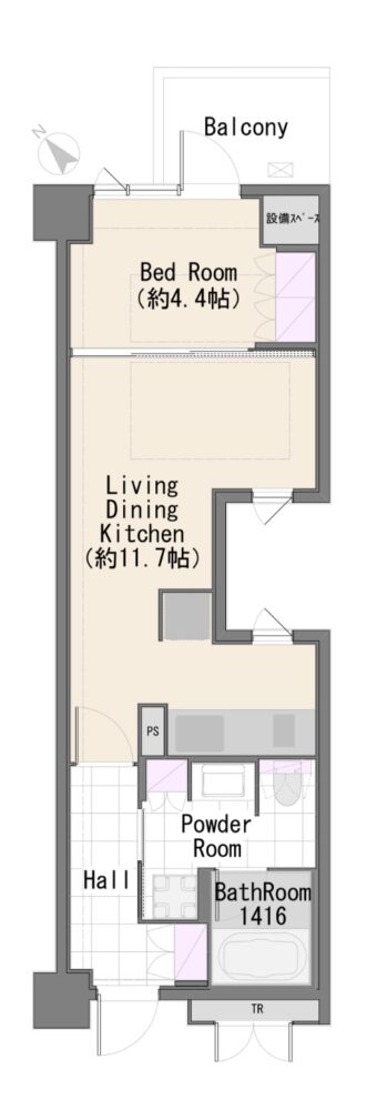 プレミスト赤坂檜町公園-間取り