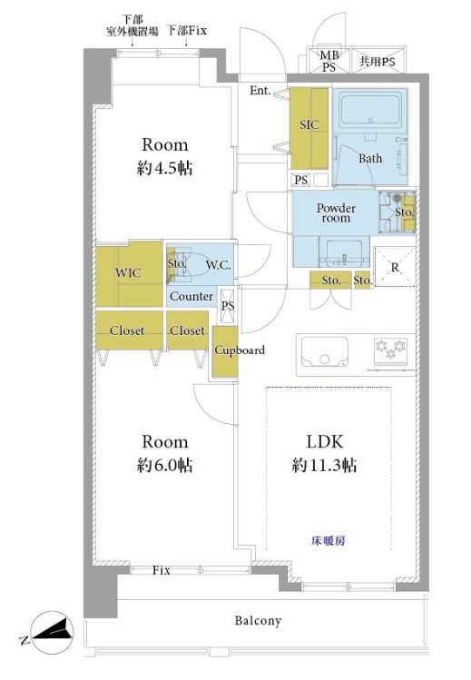 ライオンズマンション渋谷道玄坂-間取り
